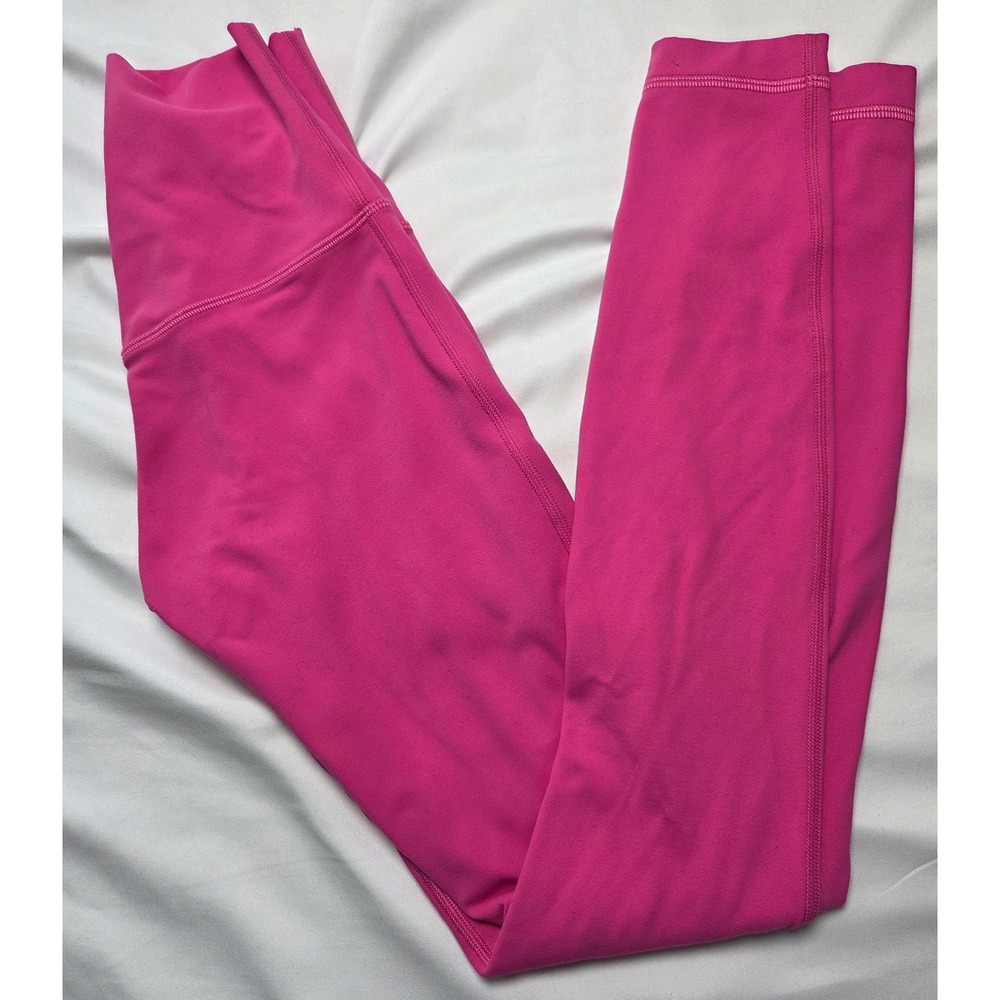 Lululemon Align High Rise Pant  Pink Nulu Yoga Leggings Womens Size 2